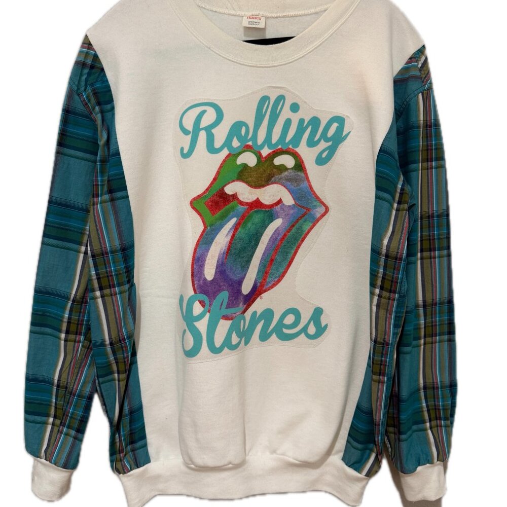 ROLLING STONES - UPCYCLED SWEATSHIRT